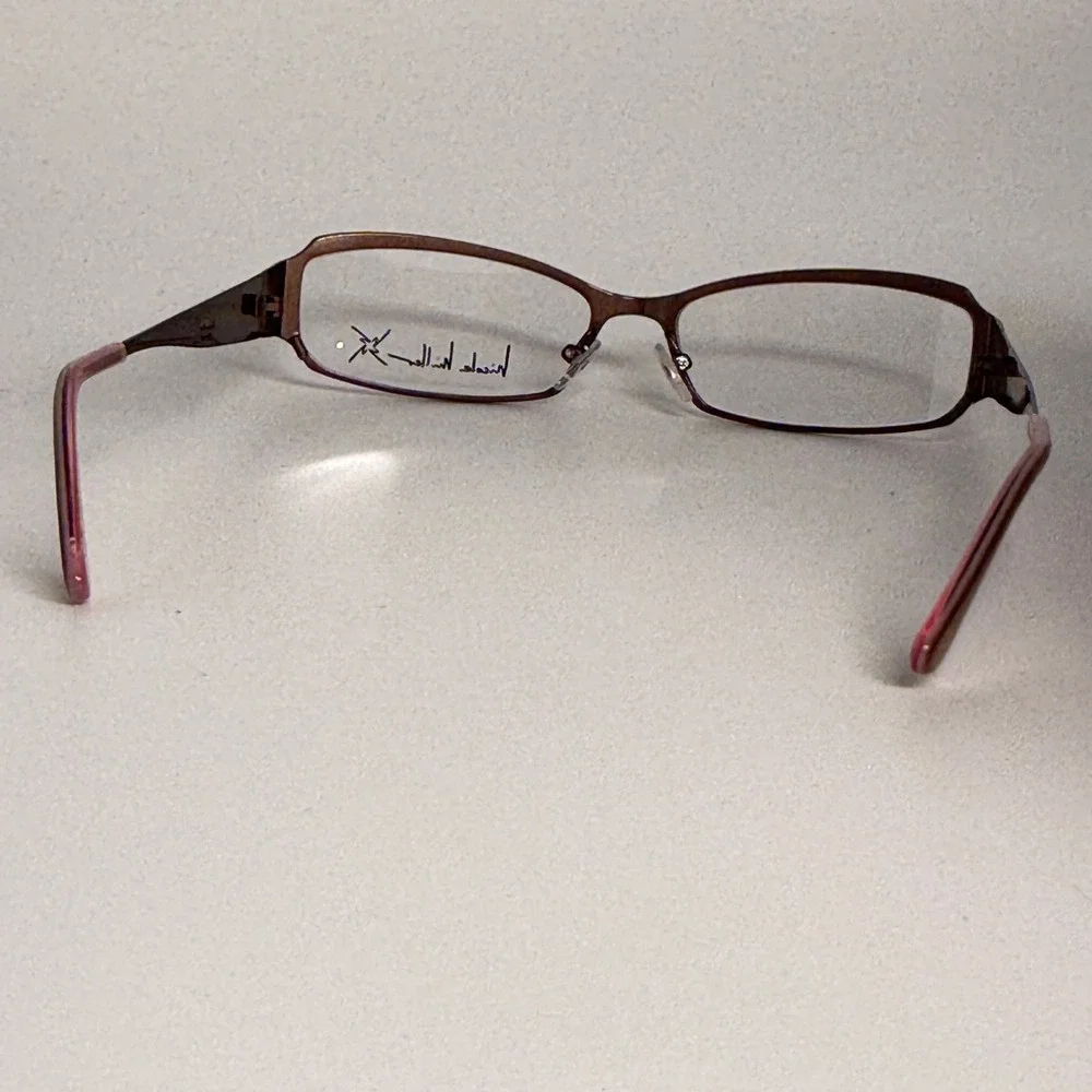 Nicole Miller Collection Muse Ginger Eyeglasses Frames Brown‎ 55-15-135mm Womens